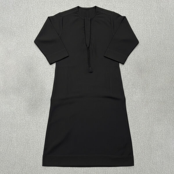 Black Omani Jubba Thobe for Boys