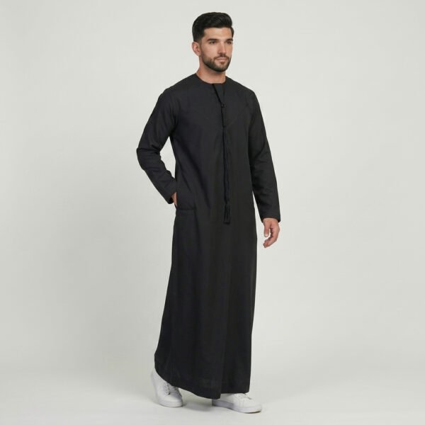 Classic Black Men's Emirati Thobe