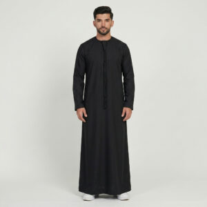 Classic Black Men's Emirati Thobe