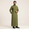 Classic Olive Green Men's Arabic Thobe