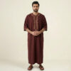Deep-Maroon-Embroidered-Moroccan-Thobe-for-Men.jpeg Deep Maroon Embroidered Moroccan Thobe for Men
