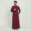 Deep-Maroon-Mens-Emirati-Thobes.jpg Deep Maroon Men's Emirati Thobe