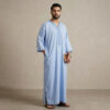 Designer Light Blue Moroccan Thobe