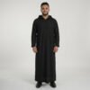 Executive Onyx Black Men's Hooded Thobe