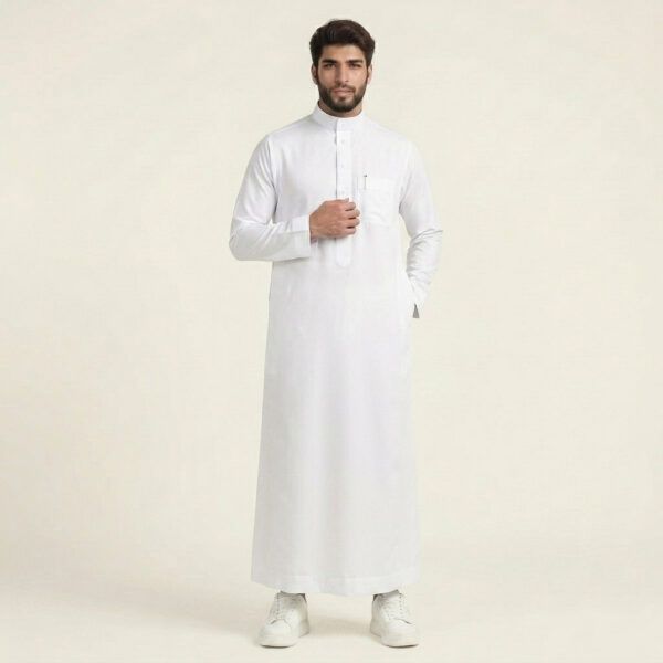 Executive White Men's Arabic Thobe