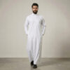 Executive White Men's Cashmere Wool Thobe