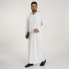 Executive-White-Mens-Hooded-Thobes-2.jpg Executive White Men's Hooded Thobe