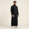 Midnight Black Men's Arabic Thobes