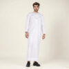 Modern-Omani-White-Thobe-for-Men.jpg Modern Omani White Thobe for Men