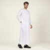 Modern-Omani-White-Thobe-for-Men-2.jpg Modern Omani White Thobe for Men