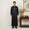Modern Saudi Designer Men's Silk Thobe