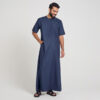 Modern Short Sleeve Men's Emirati Thobe