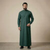 Modren-Forest-Green-Mens-Cashmere-Wool-Thobe.jpg Modren Forest Green Men's Cashmere Wool Thobe