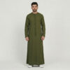 Olive Green Men's Emirati Thobe