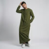 Olive Green Men's Emirati Thobe