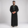 Palestine Inspired Men’s Black Thobe