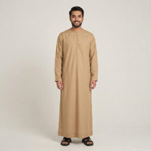 Sand Beige Men's Emirati Thobe