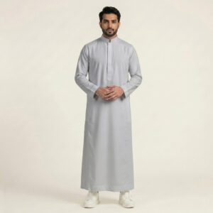Silver-Grey-Mens-Arabic-Thobes.jpg Silver Grey Men's Arabic Thobe
