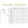 Black Arabic-Inspired Kids Jubba Thobe