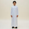 Traditional White Saudi kids Jubba Thobe